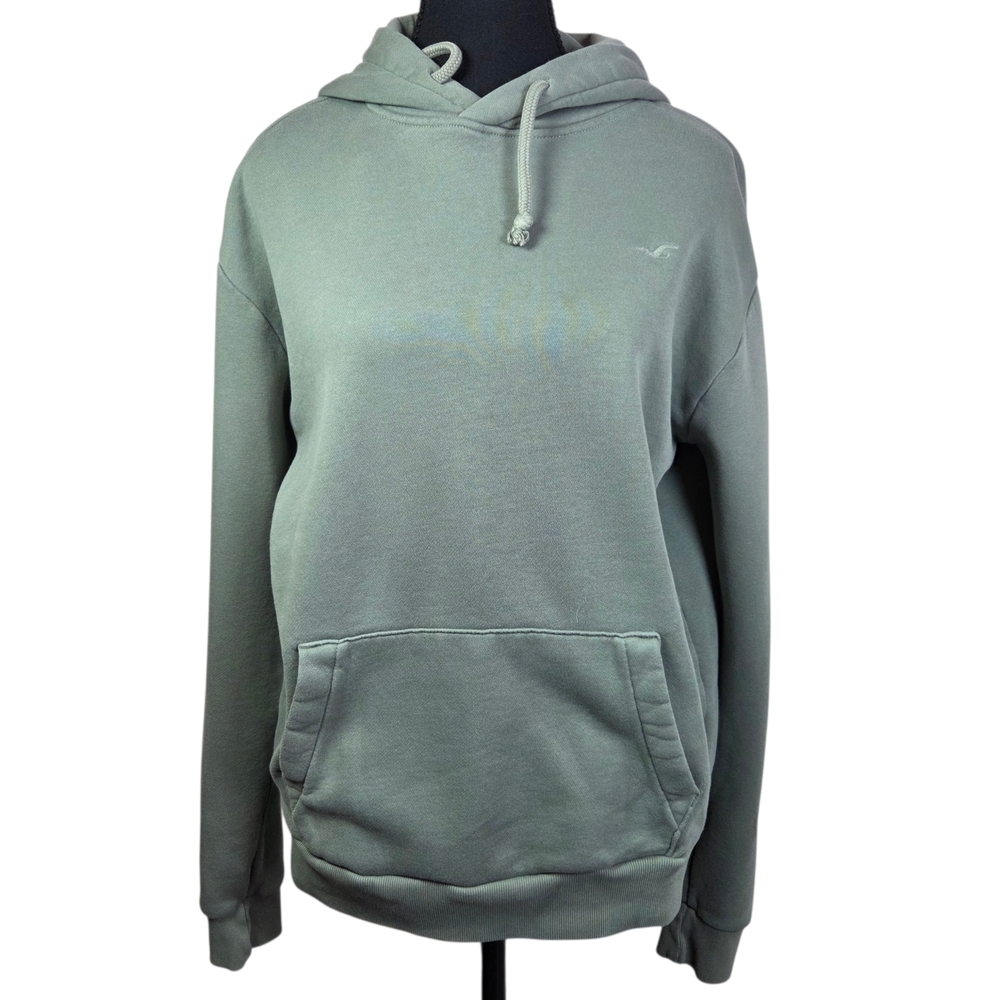Hollister Sage Green Pullover Hoodie Size Med